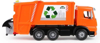 Lena WORXX Auto Mercedes-Benz Arocs popeláři funkční + 2 popelnice