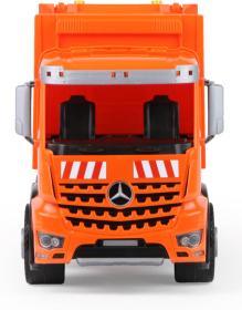 Lena WORXX Auto Mercedes-Benz Arocs popeláři funkční + 2 popelnice