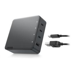 Lenovo adaptér CONS 130W "GO" Multi-Port Charger, 3x USB-C, 1x USB-A Lenovo adaptér CONS 130W "GO" Multi-Port Charger, 3x USB-C, 1x USB-A