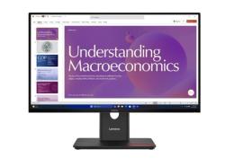 Lenovo LCD T24d-40 23,8"FHD IPS/6ms/250nits/1500:1/Repro/HDMI/2xDP/2xUSB-C/3xUSB-A/RJ45/Pivot/VESA/černá
