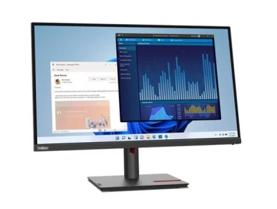Lenovo LCD T27P-30 27" IPS/3840x2160/6ms/HDMI/DP/USB-C/Výškově nastavitelný/Pivot/Vesa/černý