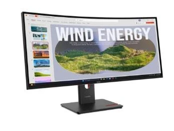 Lenovo LCD T34wd-40 + MC60 34" zakřivená/3440x1440/6ms/300cd/m2/3000:1/Repro/HDMI/DP/3xUSB-A/3xUSB-C/RJ45