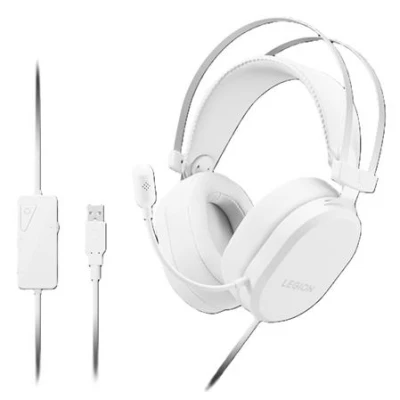 Lenovo Legion H320 7.1 Surround Sound Gaming Headset (Glacier White)