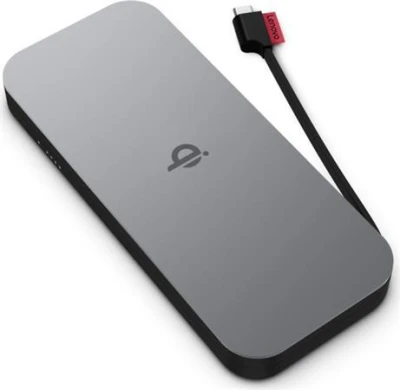 Lenovo powerbanka CONS "GO" USB-C Mobile, 10 000 mAh, 30W + Qi Wireless až 15W Lenovo powerbanka CONS "GO" USB-C Mobile, 10 000 mAh, 30W + Qi Wireless až 15W