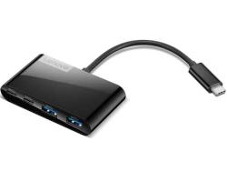 Lenovo Hub Select 4-Port USB-C, 2x USB-A + 2x USB-C, černý Lenovo Hub Select 4-Port USB-C, 2x USB-A + 2x USB-C, černý