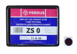 FERDUS Lepenie-záplata ZS0 okrúhla 16mm box 100ks