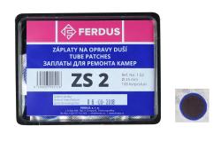 FERDUS Lepenie-záplata ZS2 okrúhla 25mm box 100ks