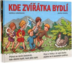Leporelo Kde zvířátka bydlí Ondřej Sekora dětská knížka