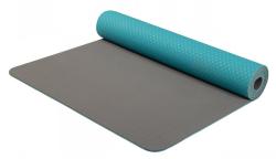 Lerko Yoga mat dvouvrstvá TPE modrá Lerko Yoga mat dvouvrstvá TPE modrá
