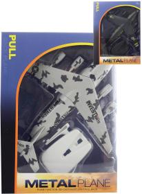 Letadlo army kovové zpětný chod se stojánkem na baterie 2 barvy Světlo Zvuk Letadlo army kovové zpětný chod se stojánkem na baterie 2 barvy Světlo Zvuk