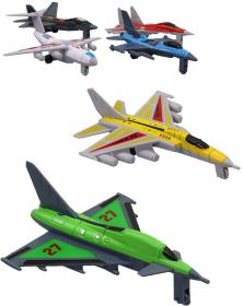 Letadlo bojové 10cm kovový stíhací letoun 6 druhů Letadlo bojové 10cm kovový stíhací letoun 6 druhů