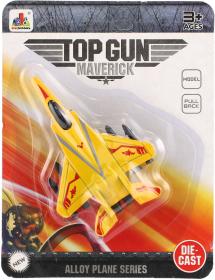 Letadlo bojové stíhačka kovová Top Gun Maverick zpětný chod 4 druhy