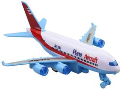 Letadlo dopravní plastové 16cm na setrvačník 2 barvy