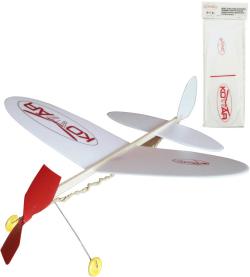 Letadlo Komár na gumu retro soft model polystyren/dřevo 38x31cm v sáčku Letadlo Komár na gumu retro soft model polystyren/dřevo 38x31cm v sáčku