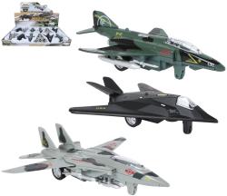 Letadlo vojenská army kovová stíhačka zpětný chod 3 druhy Světlo Zvuk