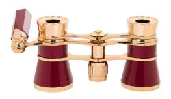 Levenhuk Divadelní kukátko Broadway 325E s lorňonem červené