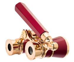 Levenhuk Divadelní kukátko Broadway 325E s lorňonem červené