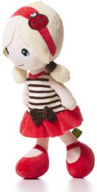 LEVENYA PLYŠ Panenka Anette 30cm textilní na mazlení do postýlky