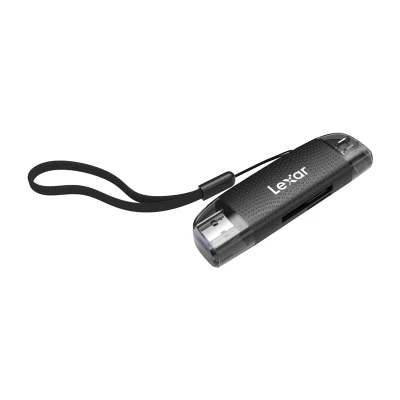 Lexar LRW310X Dual USB-A/C černá čtečka paměťových karet micro SD, SD USB 3.1
