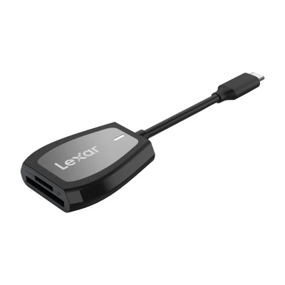 Lexar LRW470U-RNHNG černo-šedá čtečka paměťových karet SD/microSD USB-C