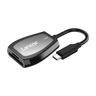Lexar LRW470U-RNHNG černo-šedá čtečka paměťových karet SD/microSD USB-C