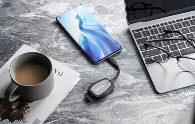 Lexar LRW470U-RNHNG černo-šedá čtečka paměťových karet SD/microSD USB-C