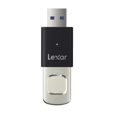 Lexar Fingerprint F35 Pro černo-stříbrný 64GB USB 3.2 flash disk