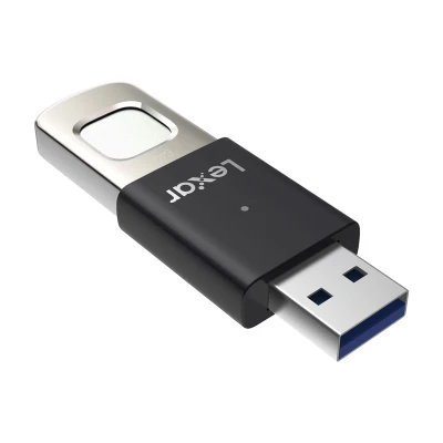 Lexar Fingerprint F35 Pro černo-stříbrný 64GB USB 3.2 flash disk