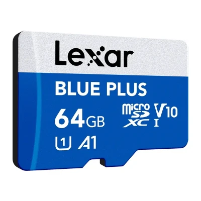 Lexar 3.0 bílo-modrá 64 GB microSD paměťová karta