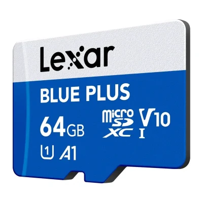 Lexar 3.0 bílo-modrá 64 GB microSD paměťová karta