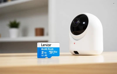 Lexar 3.0 bílo-modrá 64 GB microSD paměťová karta