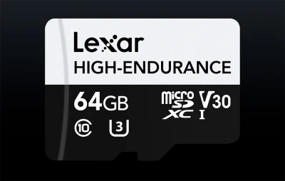Lexar High-Endurance microSDHC/microSDXC 64GB paměťová karta