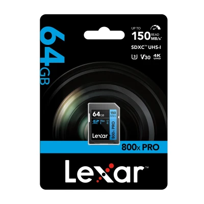 Lexar Professional 800x Pro SDXC 64GB paměťová karta
