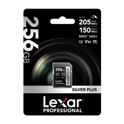 Lexar Professional SILVER PLUS SDXC 256GB paměťová karta