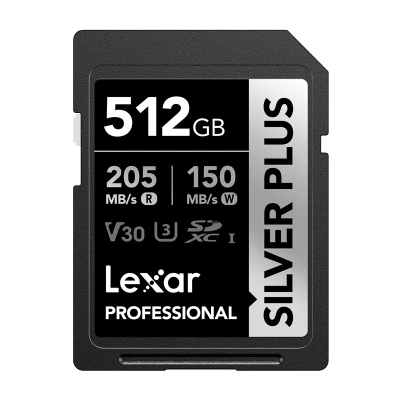 Lexar Professional SILVER PLUS SDXC 512GB paměťová karta