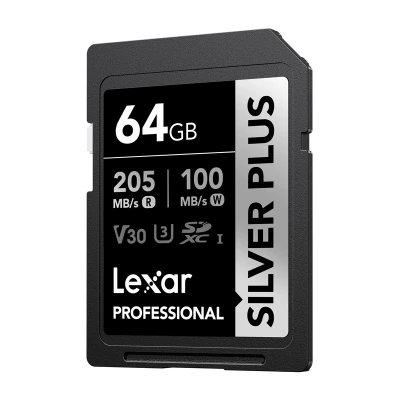Lexar Professional SILVER PLUS SDXC 64GB paměťová karta