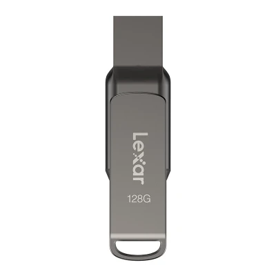Lexar JumpDrive D400 Dual Type-C/Type-A tmavě šedý 128GB USB flash disk