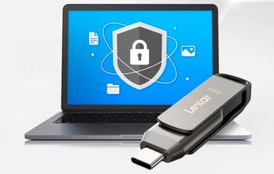 Lexar JumpDrive D400 Dual Type-C/Type-A tmavě šedý 128GB USB flash disk