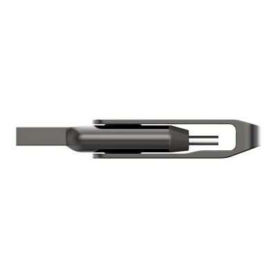 Lexar JumpDrive D400 tmavě šedý Dual Type-C/Type-A USB 3.1 256GB flash disk