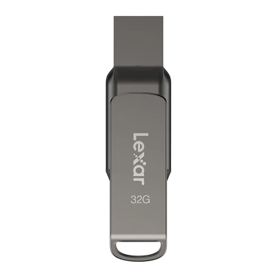 Lexar JumpDrive D400 Dual Type-C a Type-A tmavě šedý 32GB USB flash disk