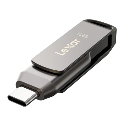 Lexar JumpDrive D400 Dual Type-C a Type-A tmavě šedý 32GB USB flash disk