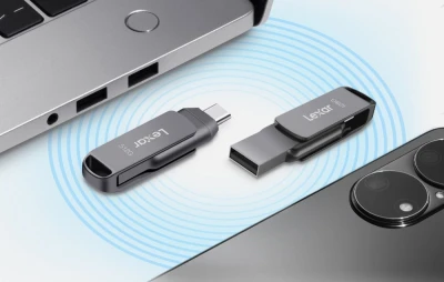Lexar Dual Type-C a Type-A tmavě šedý USB 3.1 64GB flash disk