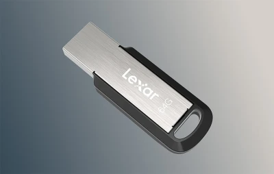Lexar JumpDrive M400 stříbrno-černý USB 3.0 64GB flash disk