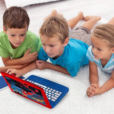 Lexibook česko-anglický vzdělávací notebook Spiderman 124 aktivit na baterie