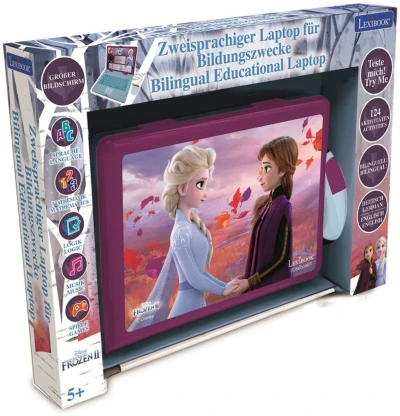 Lexibook Notebook dětský Frozen 2 124 aktivit na baterie Zvuk
