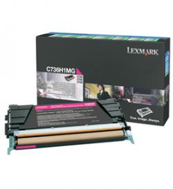 Lexmark C736, X736, X738 Magenta High Yield Return Programme Toner Cartridge (10K)