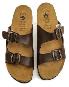 Lico 560073 hnědé pánské nadměrné nazouváky