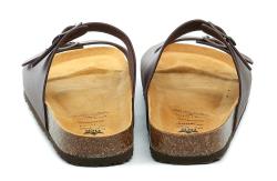 Lico 560649 hnědé pánské nadměrné nazouváky