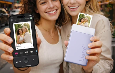 Liene Pearl N200 Pro fialová 2x3" přenosná fototiskárna