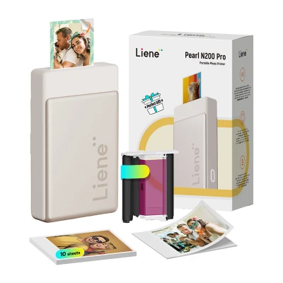 Liene Pearl N200 Pro zlatá 2x3" přenosná fototiskárna